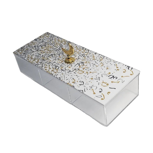 Calligraphy Acrylic Box with Division