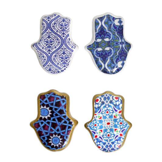 Mini Oriental Hand in Mediterranean Patterns