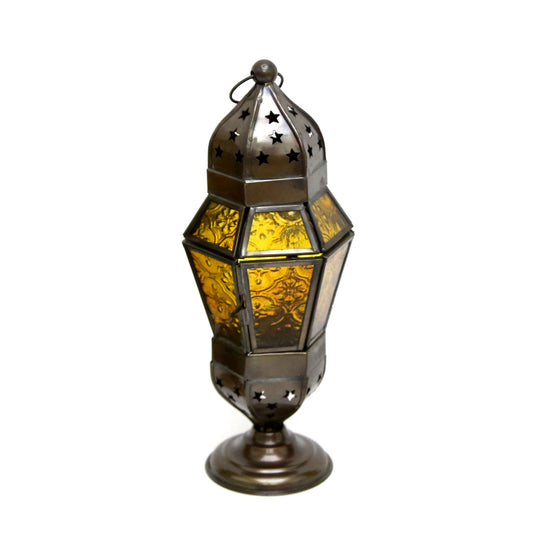 Lantern with Carved Stars