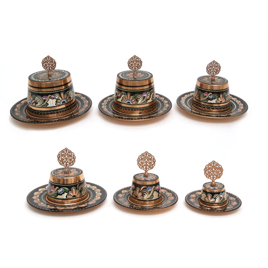 Copper Delight Dish with Fez Cover