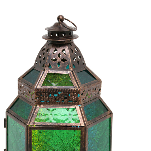 Lantern with Green Glass