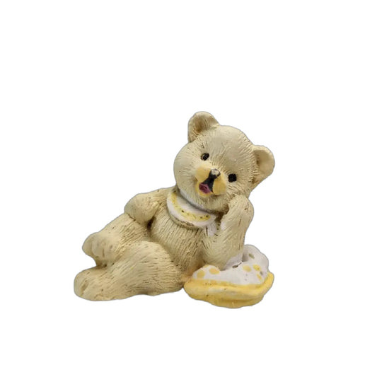 Mini 3D Vintage Bear on Pillow (10 pcs)