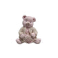 Mini 3D Vintage Bear with Heart-Shaped Pillow (10 pcs)