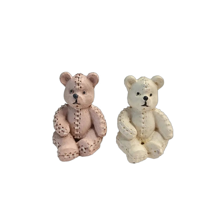 Mini 3D Vintage Stitched Bear (10 pcs)