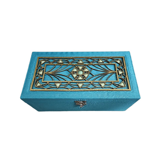 Ornamented Box with Lock