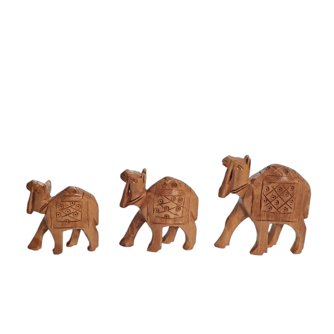 Carved Camel Figurine