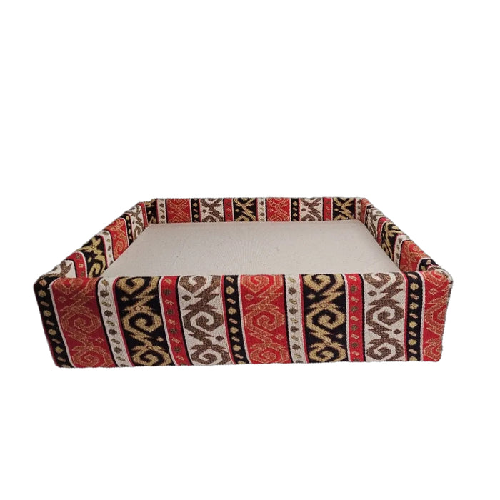 Cultural Upholstered Tray