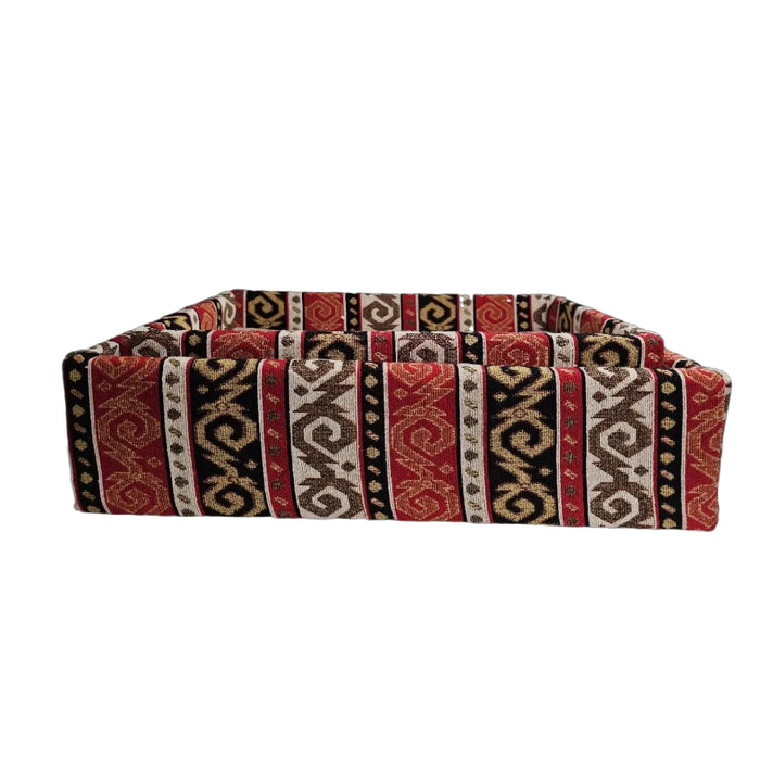 Cultural Upholstered Tray