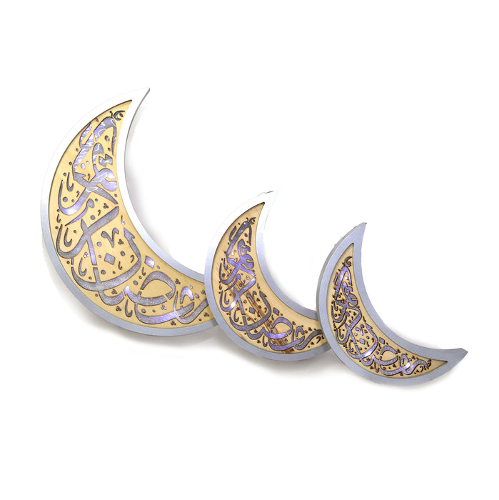 Hanging "Ramadan Kareem" Lighted Moon