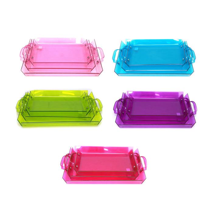 Colored Acrylic Trays