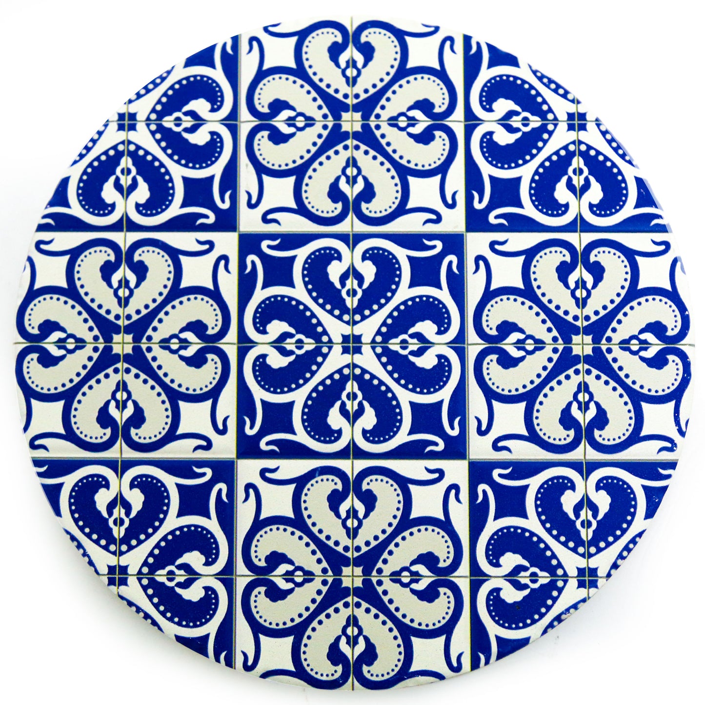 Tile Pattern Glass Bowl