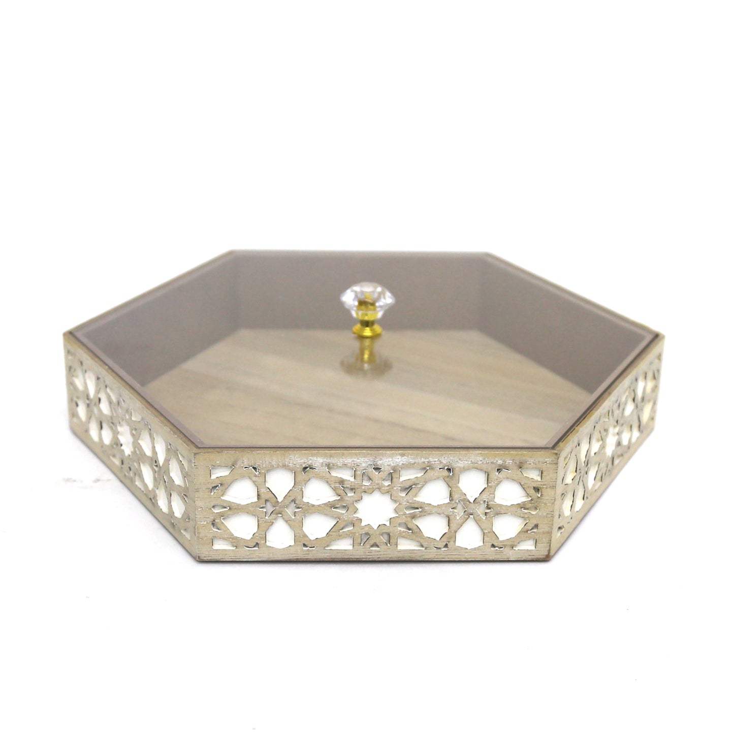 Andalusia Hexagon Covered Tray