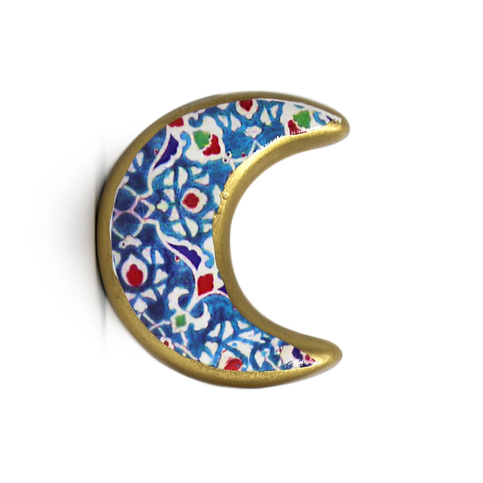 Mini Moon Accessory in Mediterranean Patterns