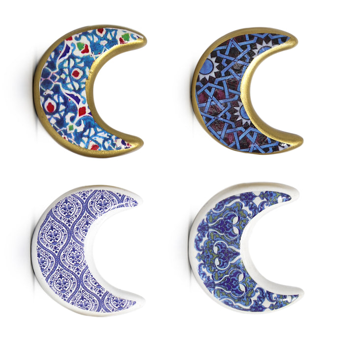 Mini Moon Accessory in Mediterranean Patterns