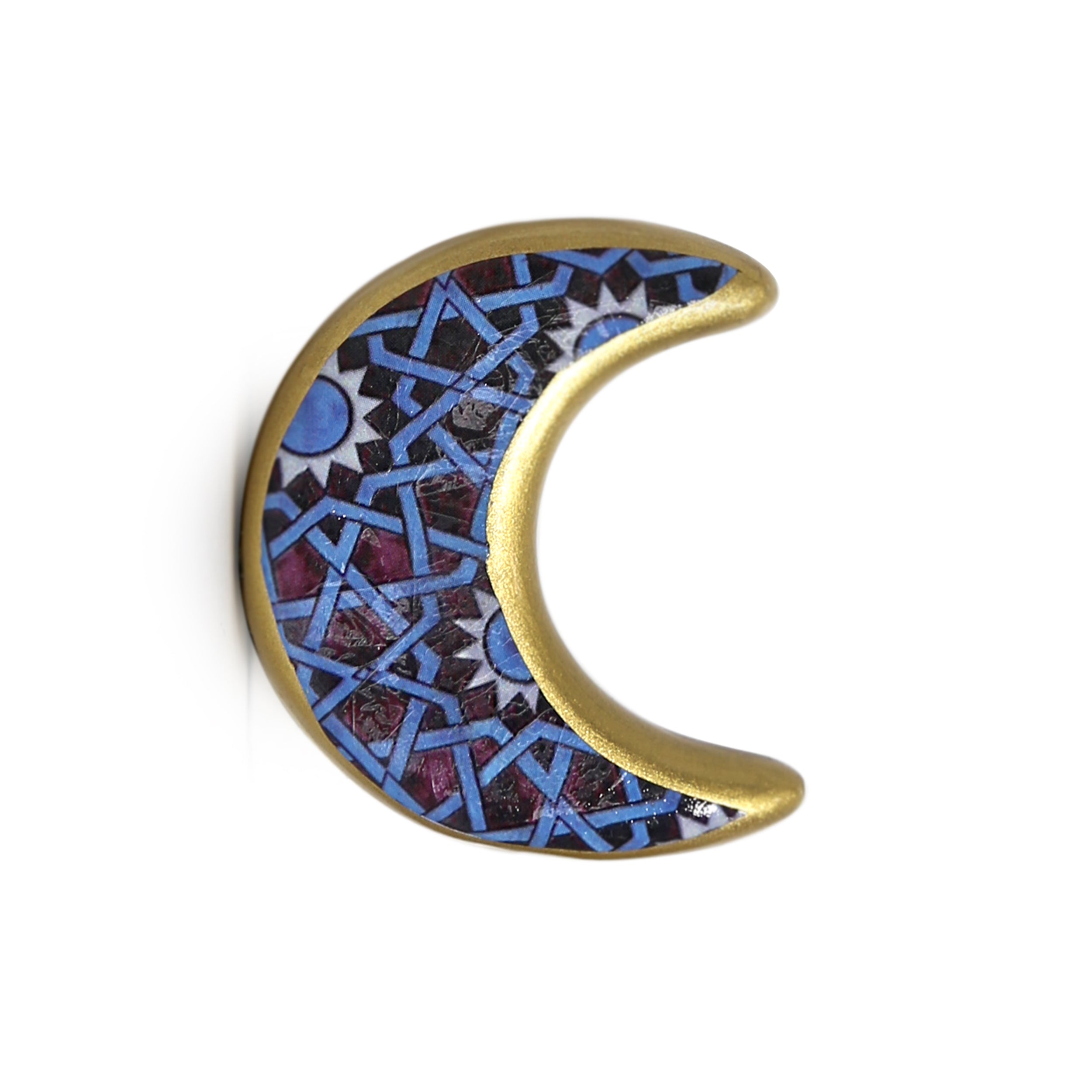 Mini Moon Accessory in Mediterranean Patterns – Articles USA