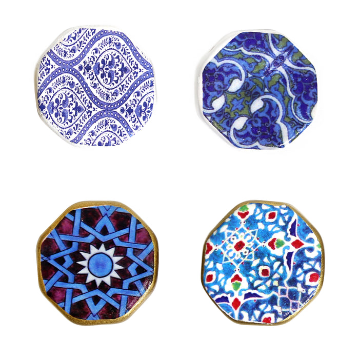 Mini Octagon Accessory in Mediterranean Patterns