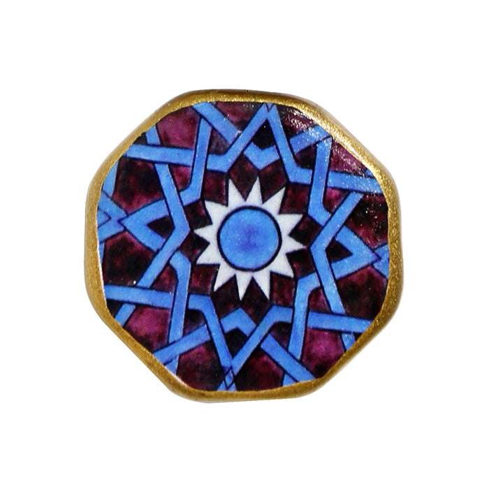 Mini Octagon Accessory in Mediterranean Patterns