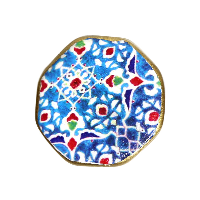 Mini Octagon Accessory in Mediterranean Patterns